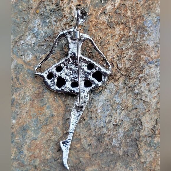 Abalone Shell Ballerina Brooch - Picture 4 of 7